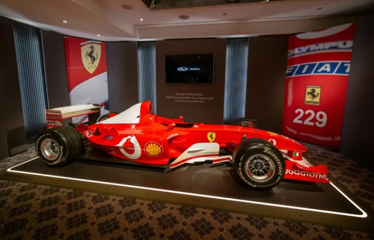 Schumacher Ferrari fetches record $13 mn at auction