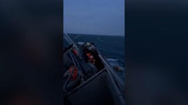 Thai navy hunts for 33 missing marines after warship sinks