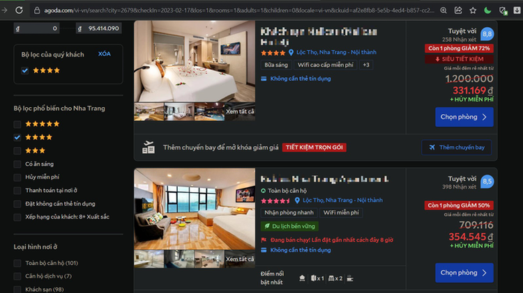 Two hotels in Nha Trang fined for fake grading