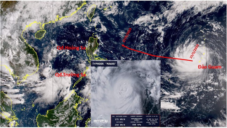 Vietnam monitors Philippines-approaching Typhoon Mawar