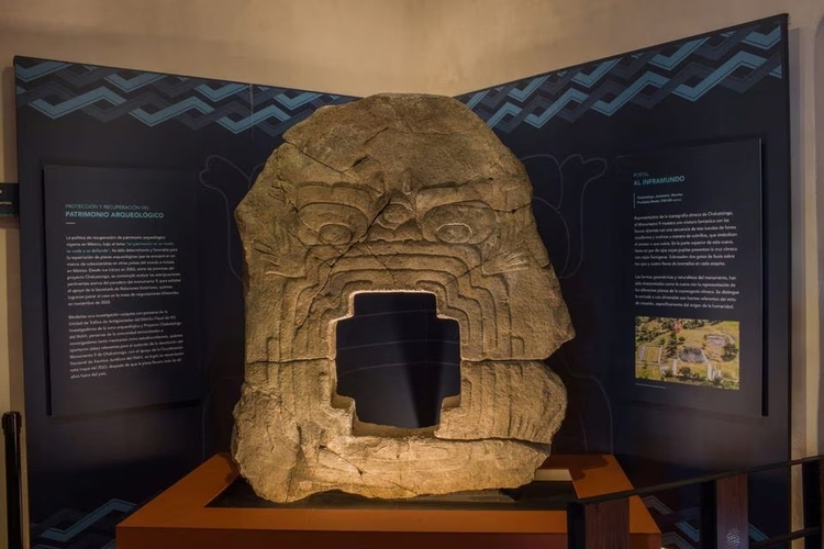 Back in Mexico, 'Earth Monster' sculpture points to ancient beliefs