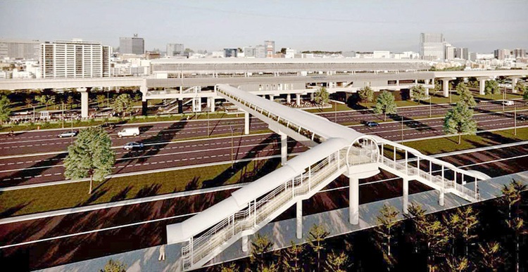 Ho Chi Minh City builds 9 footbridges to connect metro line No.1