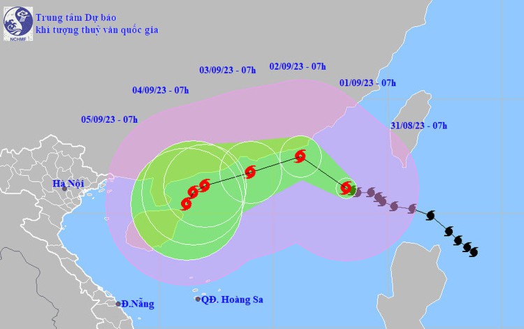 Super typhoon Saola enters East Vietnam Sea, with strong winds of 200kph