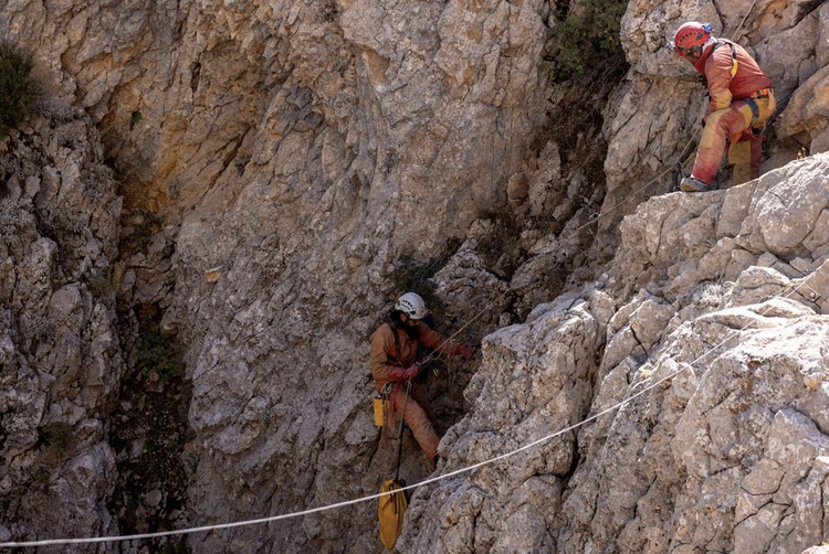 US caver who became trapped 1,000 metres deep in Turkey is moved halfway to surface