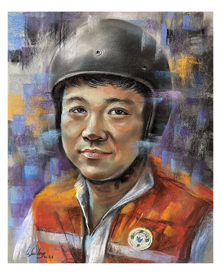 Painter dedicates artworks to victims, rescuers of tragic Hanoi fire