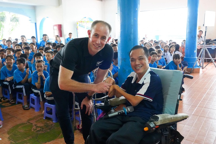 New Zealand sailors visit Maison Chance in Ho Chi Minh City