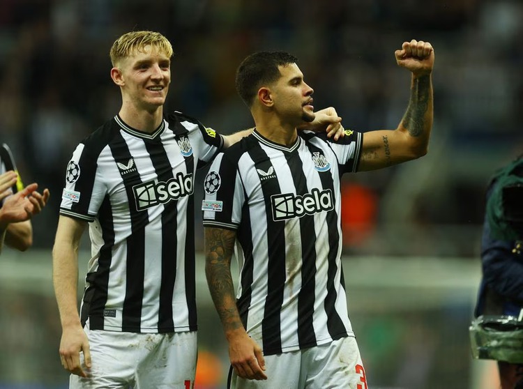 Newcastle's Burn in dreamland after Champions League win over PSG