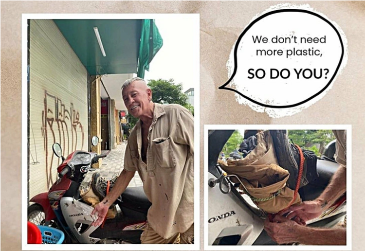 Foreigner’s project helps take advantage of hand-me-downs to keep Vietnam clean