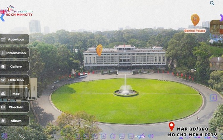 A nice attraction in Ho Chi Minh City? Open Map 3D/360; A place for tasty meals? Call 1022-Ext. 8