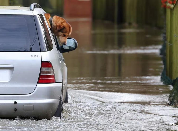 Britain hit by flooding after heavy rain swells major rivers