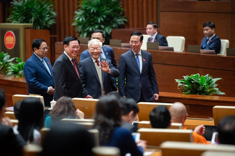 Vietnam’s Party chief Nguyen Phu Trong attends opening of National Assembly’s extraordinary meeting