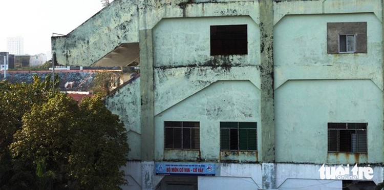 Chi Lang Stadium, once icon of Da Nang, in disrepair