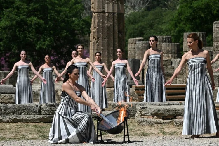 Paris 2024 Games flame to be lit in ancient Olympia
