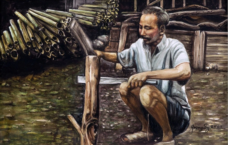 Vietnamese national in Thailand paints over 100 portraits of late President Ho Chi Minh