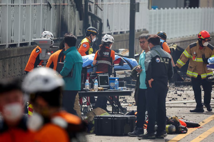 Fire at South Korea battery plant kills at least 16 people, 5 missing