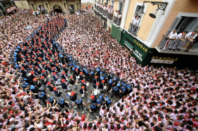 Pamplona bull running festival kicks off with firecracker in Spain