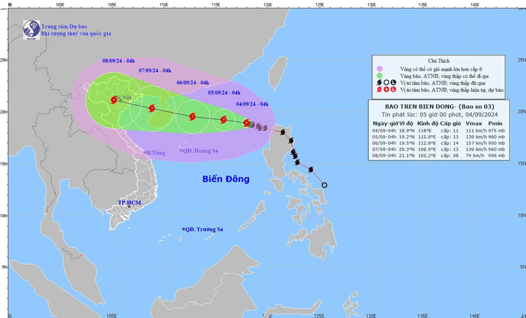 Yagi likely to strengthen into super typhoon while moving toward China