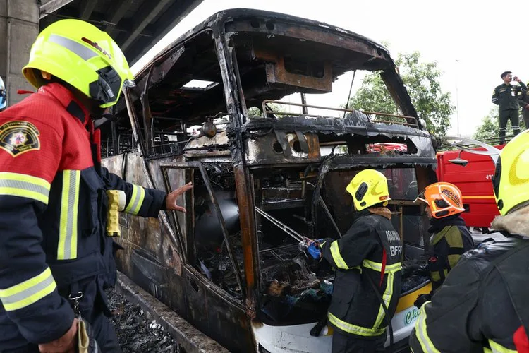 School bus fire in Thailand kills at least 23