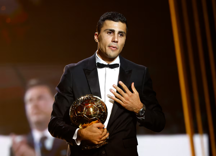 Spain's Rodri wins Ballon d'Or for best player in the world