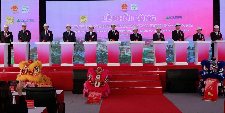 Aeon Mall Vietnam breaks ground on 8th shopping center