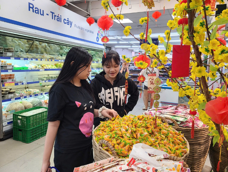 Various Tet items on offer at Ho Chi Minh City supermarkets
