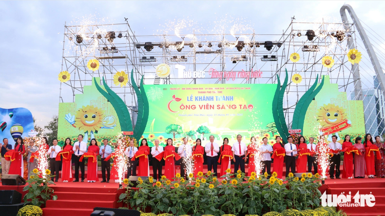 Thu Duc City opens riverside creative park
