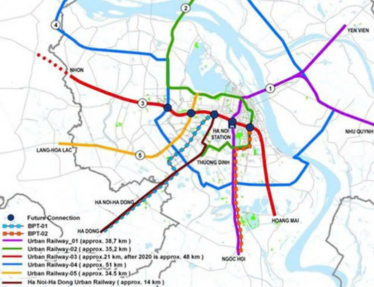 Hanoi moves forward with plans for 39km fifth metro line
