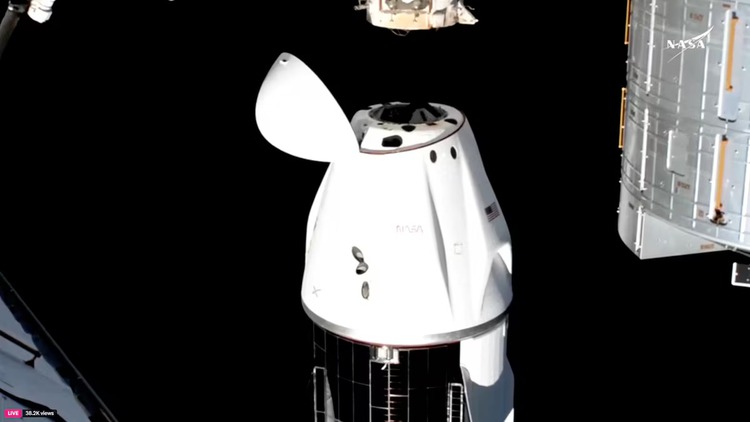NASA astronauts head home on SpaceX capsule after drawn-out space station stay