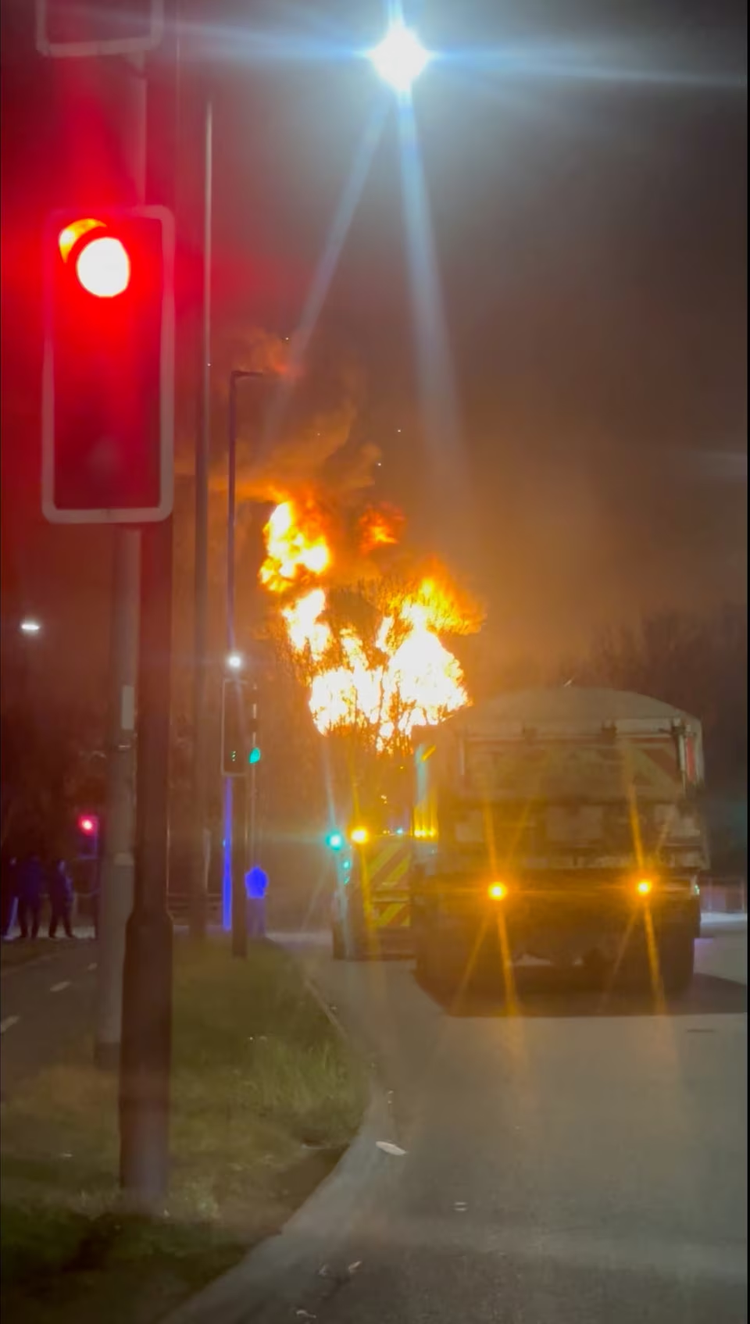 Heathrow Airport closed by huge fire at power station, global flight schedules disrupted