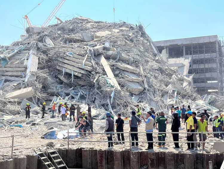 Strong earthquake strikes Southeast Asia, buildings collapse in Myanmar