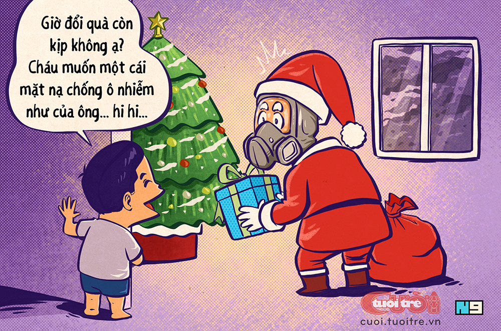 Ông già Noel bối rối