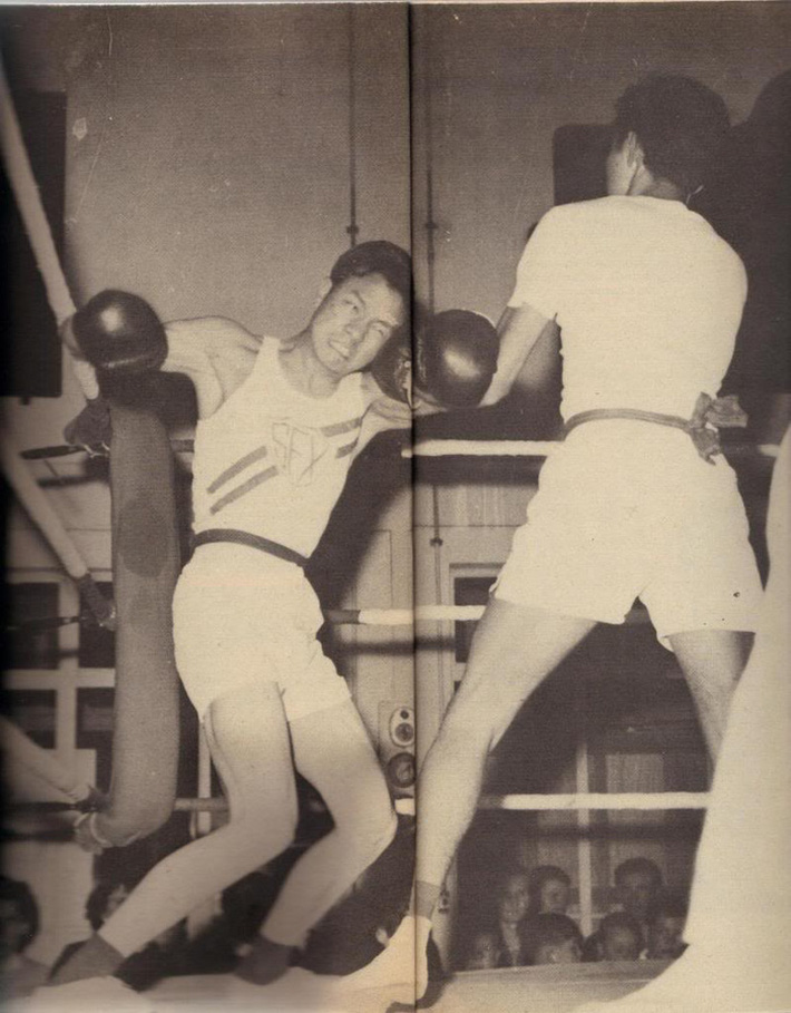 Tư liệu hiếm về lần Lý Tiểu Long tham dự giải đấu quyền anh vào năm 1958.