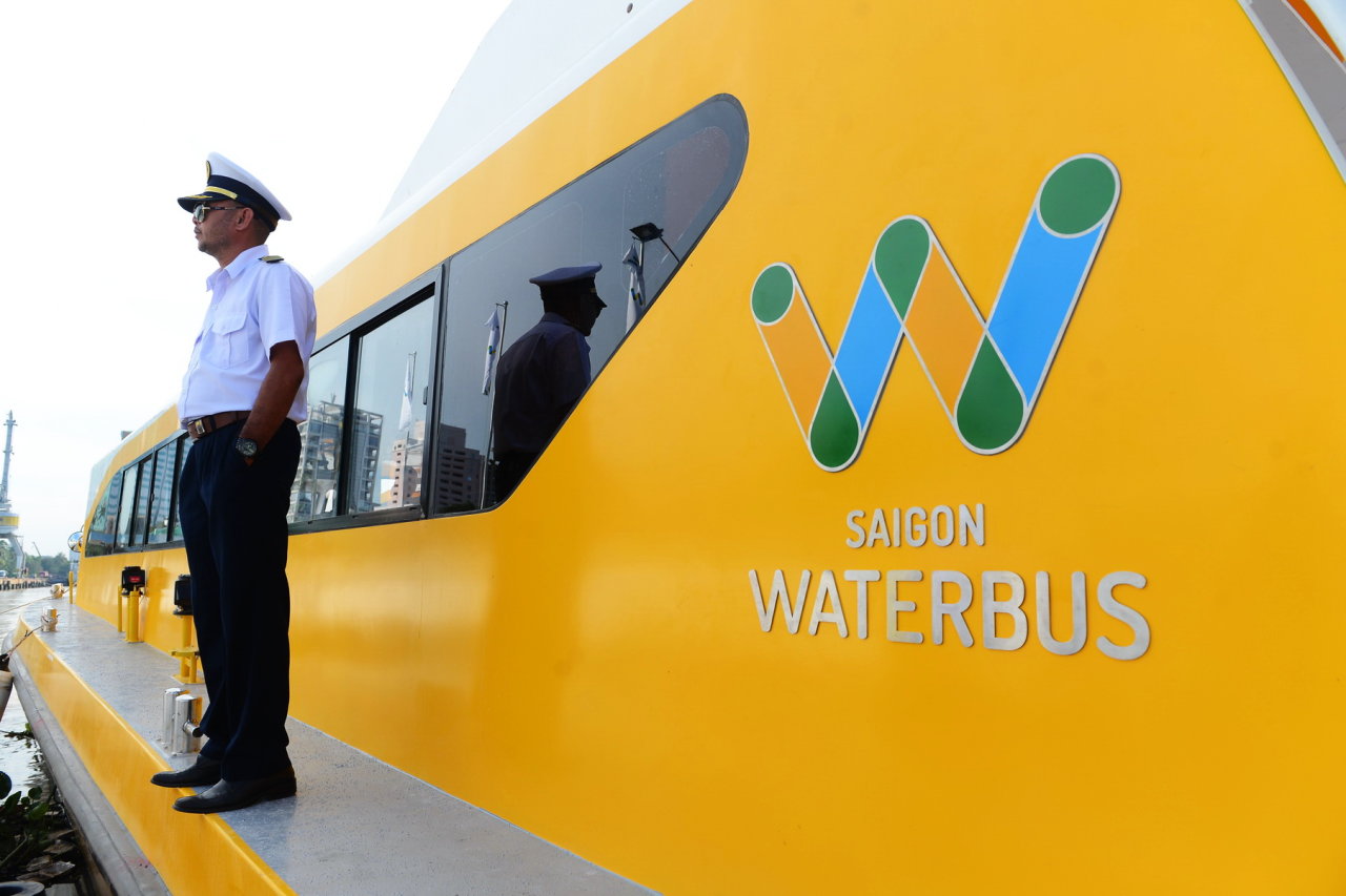The new river bus route is named Saigon Waterbus. 