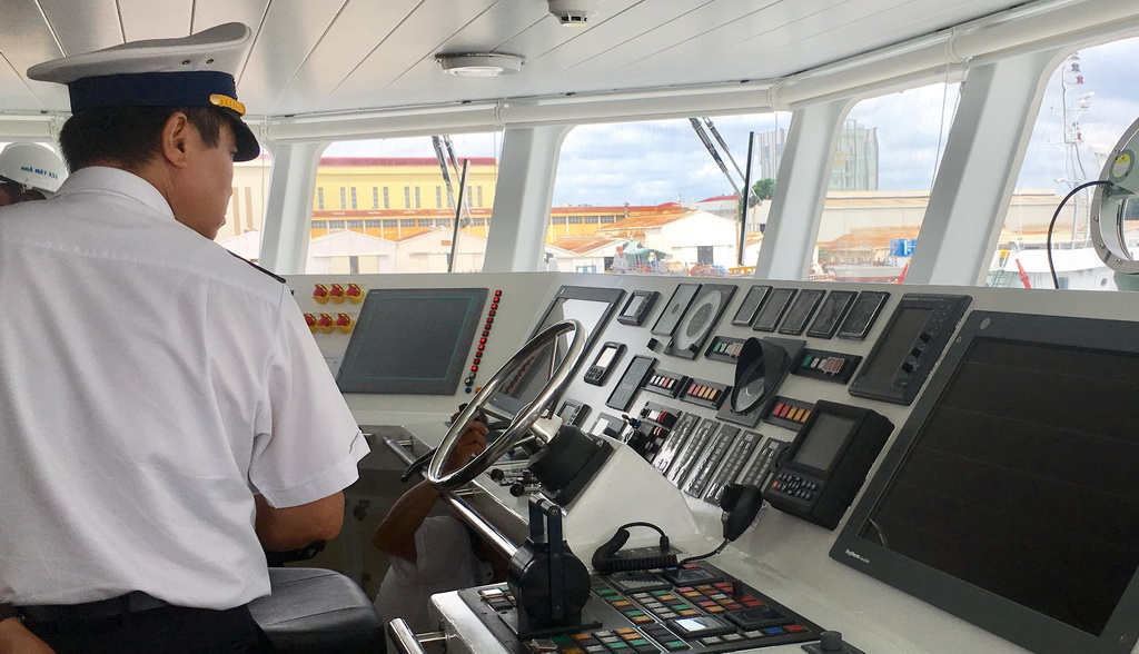 The captain cabin
