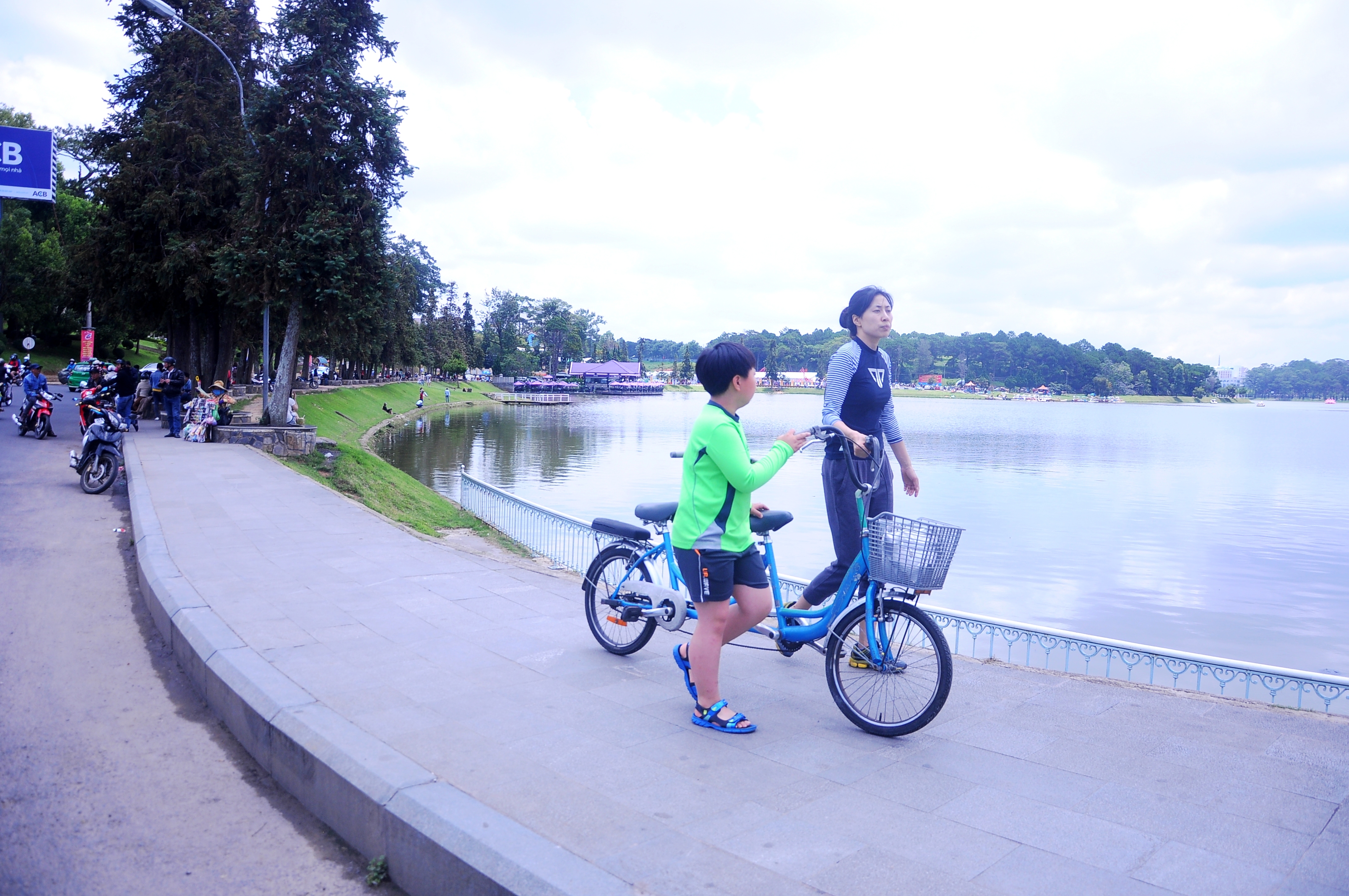 Xuan Huong Lake in Da Lat. Photo: Tuoi Tre