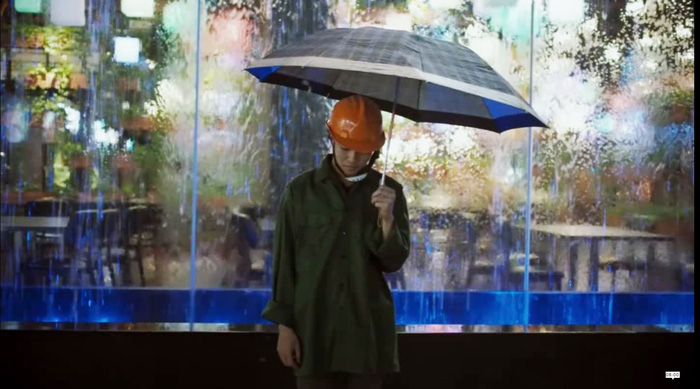 A scene from ‘Buffer Zone,’ a film about the miserable lives of construction workers in a big city. Courtesy of the filmmakers