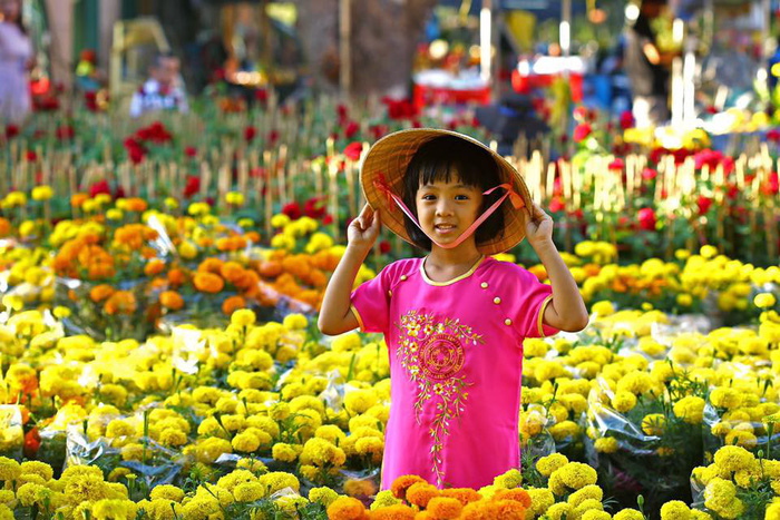 One of the most common Tet flowers. Photo: Tuoi Tre