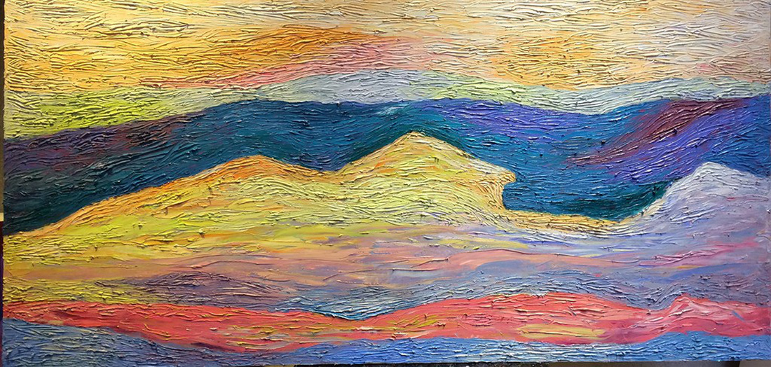 A painting by Nguyen Minh Hieu, G39. Photo: Tuoi Tre