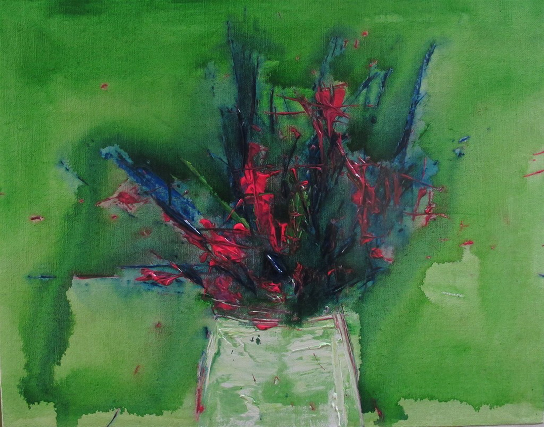 A painting by Pham Tran Quan, G39. Photo: Tuoi Tre