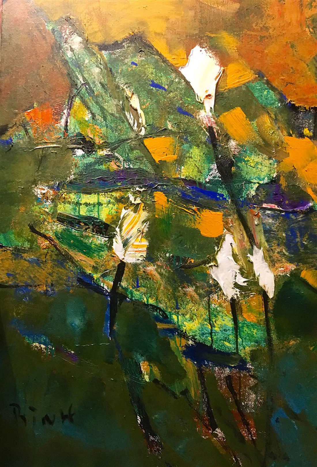 A painting by Phuong Binh, G39. Photo: Tuoi Tre