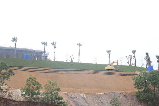 A golf course developed by realty conglomerate FLC Group in Ha Long City, Quang Ninh Province in northern Vietnam. Photo: Tuoi Tre