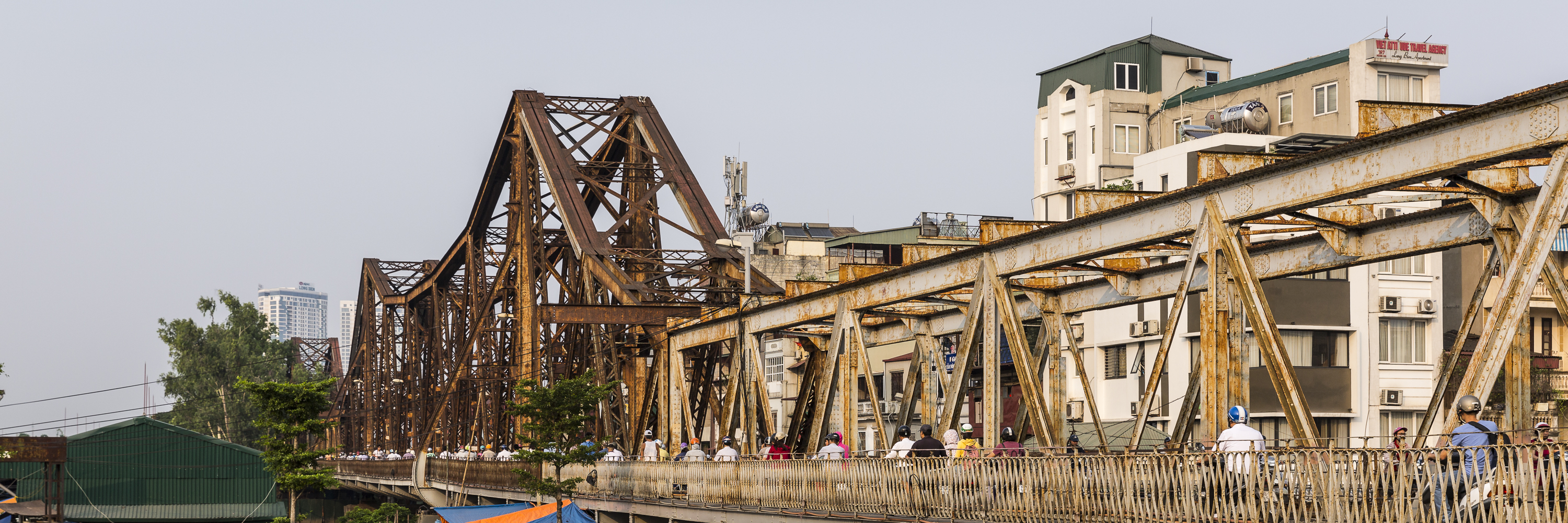 Long Bien Bridge. Photo: Neil Featherstone