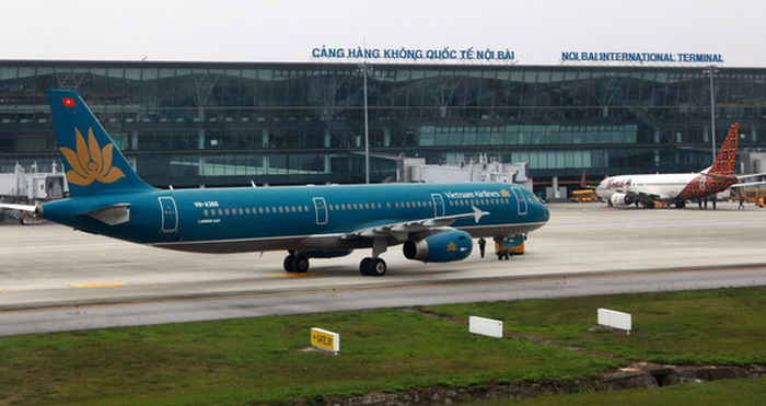 A view of Noi Bai Airport.