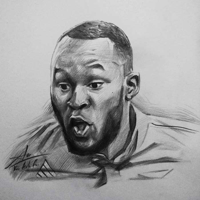 Romelu Lukaku from Belgium team.