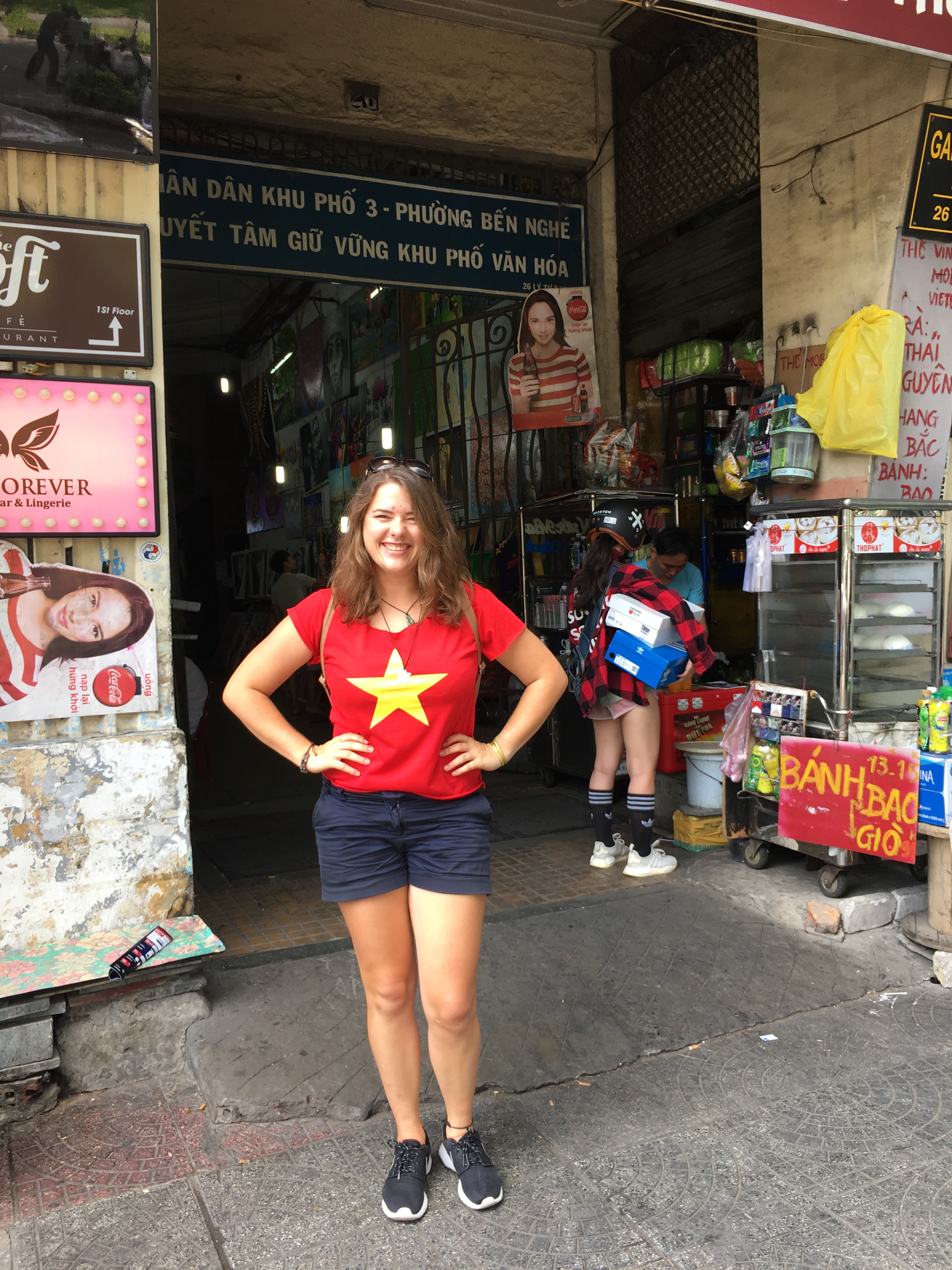 Rita Rasimaite in Vietnam in February 2018. Photo: Dong Nguyen/ Tuoi Tre News