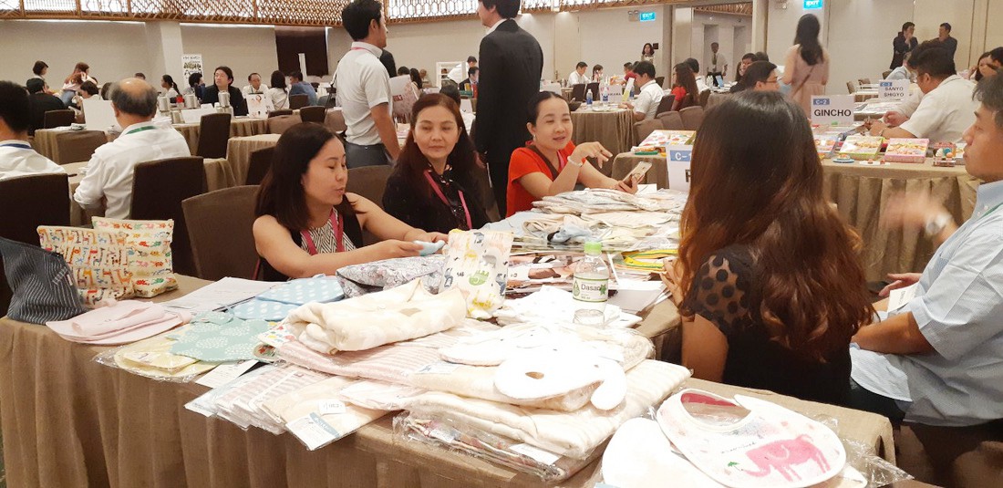 Japanese and Vietnamese firms discuss cooperation opportunities at the event ‘Good Goods Japan’ in Ho Chi Minh City, Vietnam, December 4, 2018. Photo: Tuoi Tre