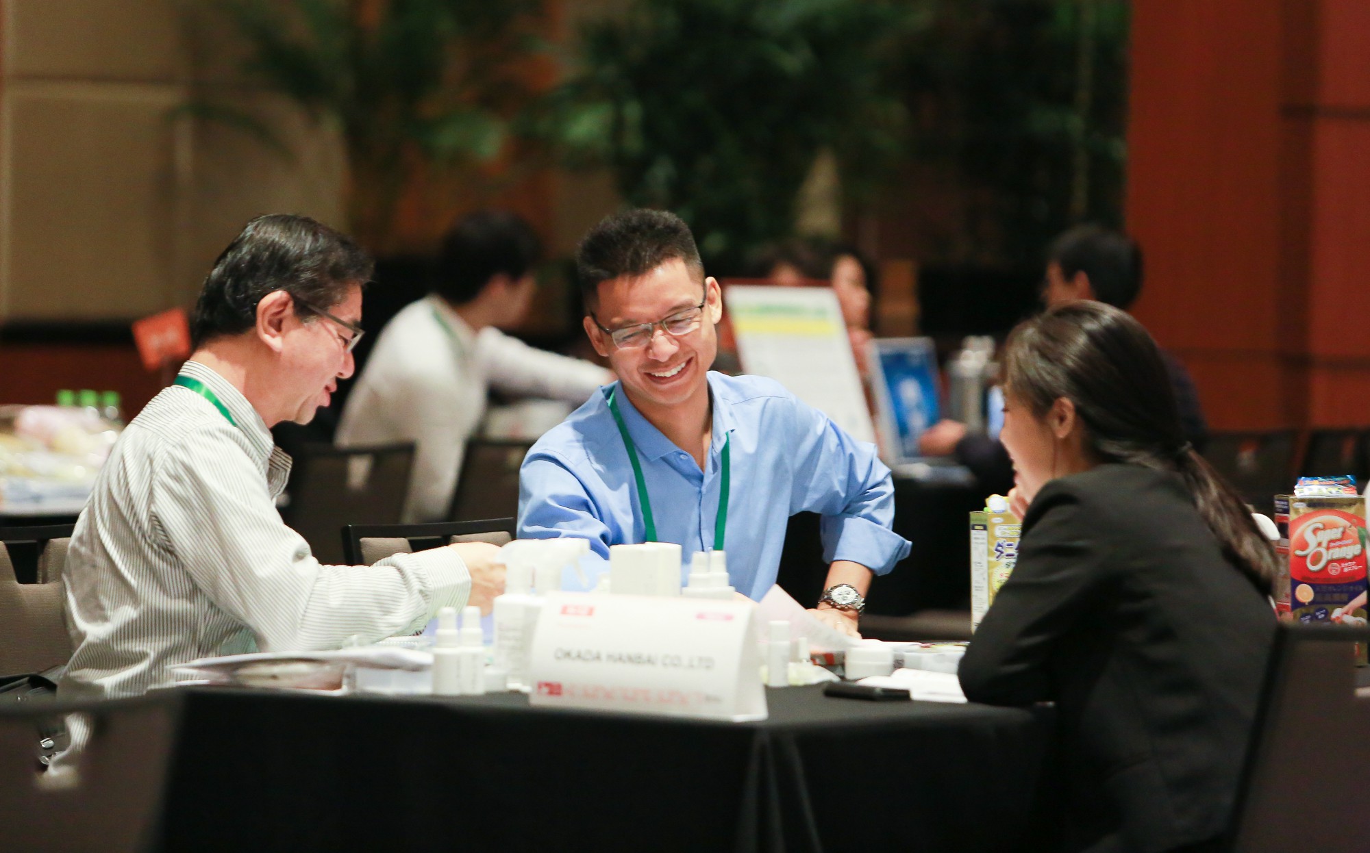 Japanese and Vietnamese firms discuss cooperation opportunities at the event ‘Good Goods Japan’ in Hanoi, Vietnam, December 7, 2018. Photo: Tuoi Tre