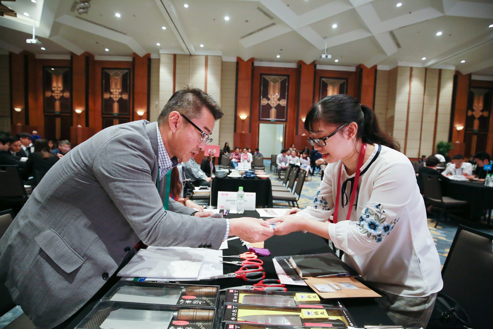 Japanese and Vietnamese firms discuss cooperation opportunities at the event ‘Good Goods Japan’ in Hanoi, Vietnam, December 7, 2018. Photo: Tuoi Tre