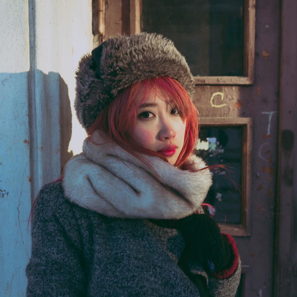 Hong Ngoc during her trip to Oymyakon village, Russia.