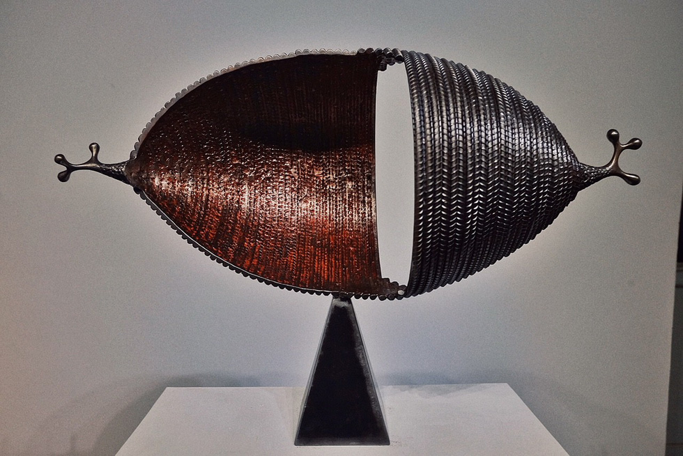 Tran An’s Remains at an exhibition in Ho Chi Minh City, Vietnam, December 2018. Photo: Tuoi Tre